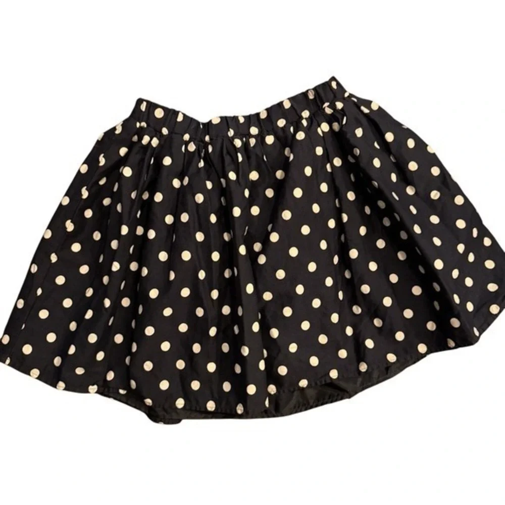Children's Place Girls Polka‎ Dot Navy And White Skirt Size 7/8 Made In India